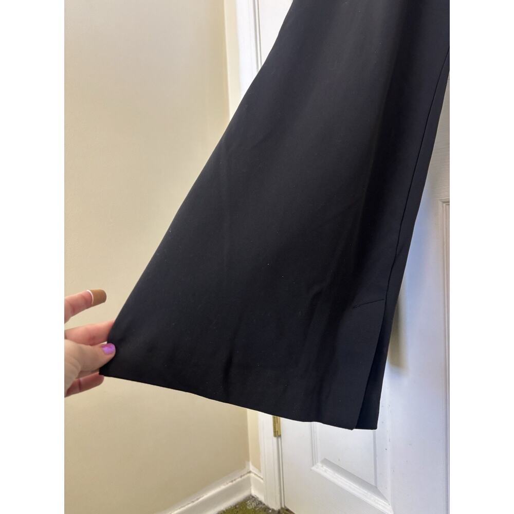 Athleta Black Venice Flare Pant Large High Rise Work Travel UPF 50 Casual Pocket - Picture 13 of 13